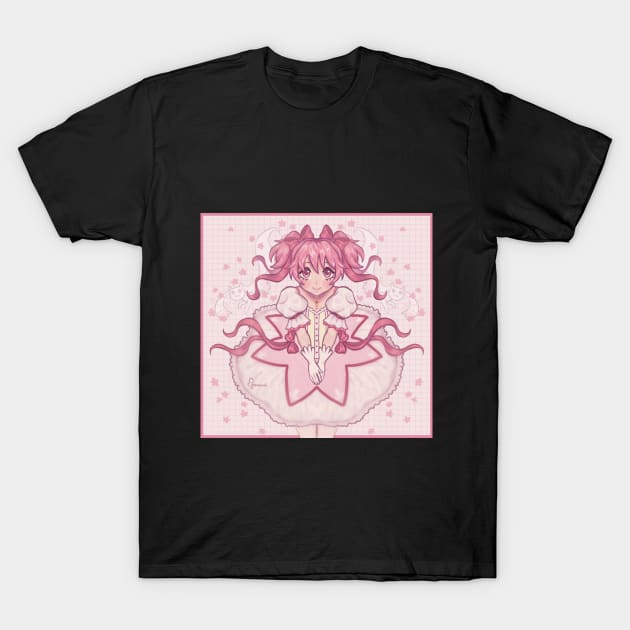 Madoka Magica T-Shirt by Anemonaii